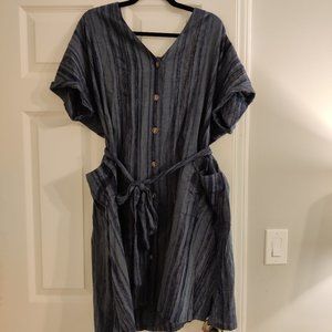 Caslon Linen Blend Dress - Size Large